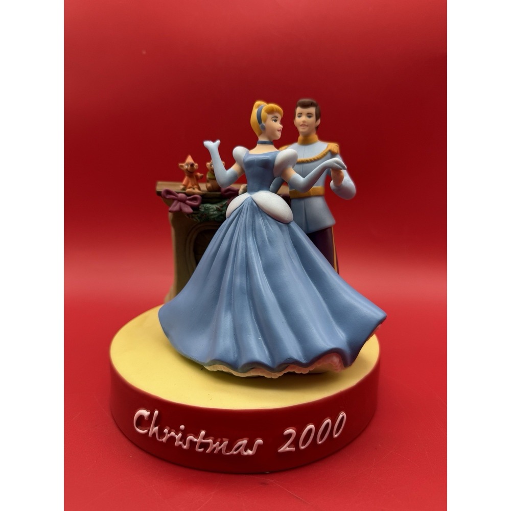 Vtg Disney Cinderella 50th Anniversary Christmas Grolier 2000 Limited Edition